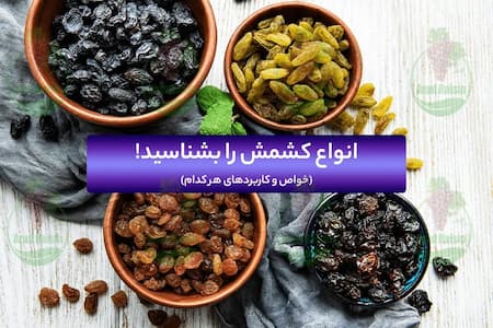 انواع کشمش ایرانی